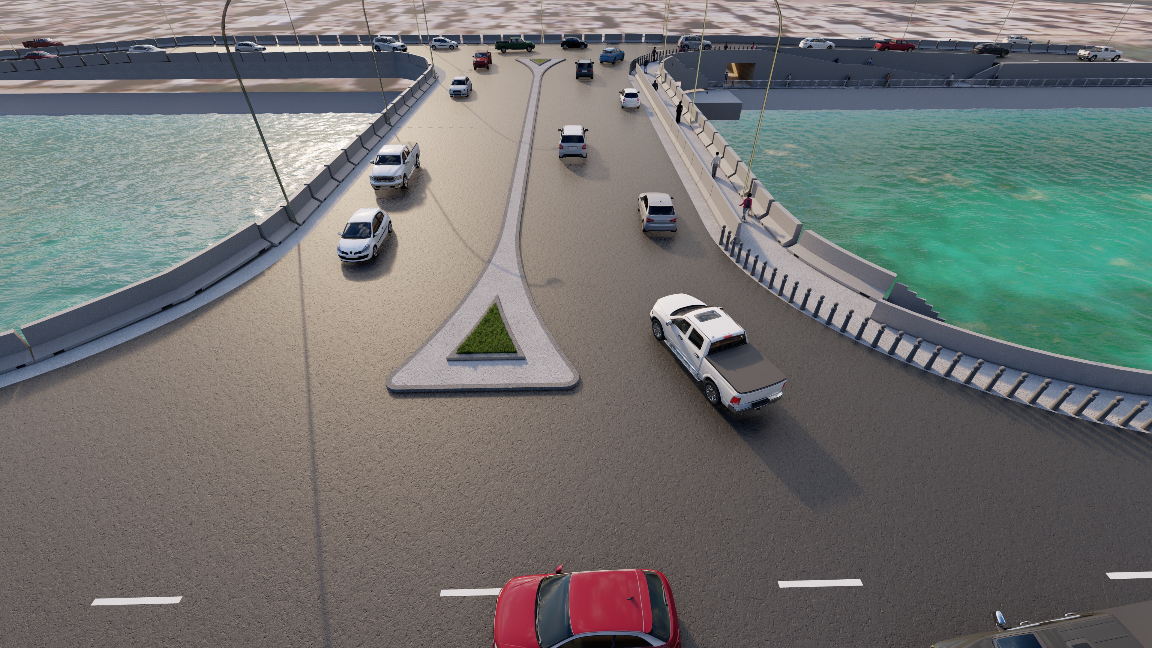 Underground Pathway with Bridge-8