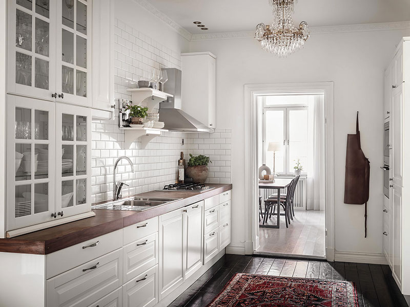 瑞典 73 平米优雅黑白公寓，设计灵感来自经典元素-11