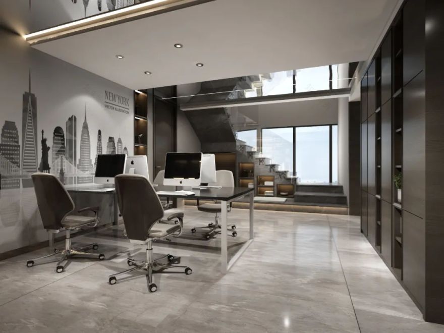 《墨间》——书法灵感与现代办公空间的完美融合-15