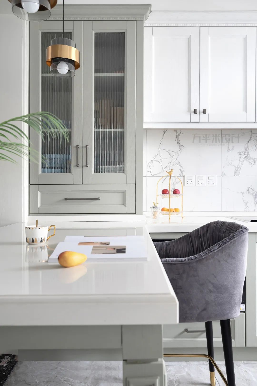 金福苑 82㎡美式混搭,复古与轻奢的完美融合-57