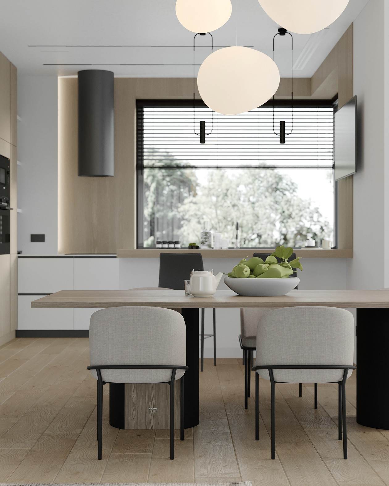 乌克兰 255㎡浅色系住宅设计-6