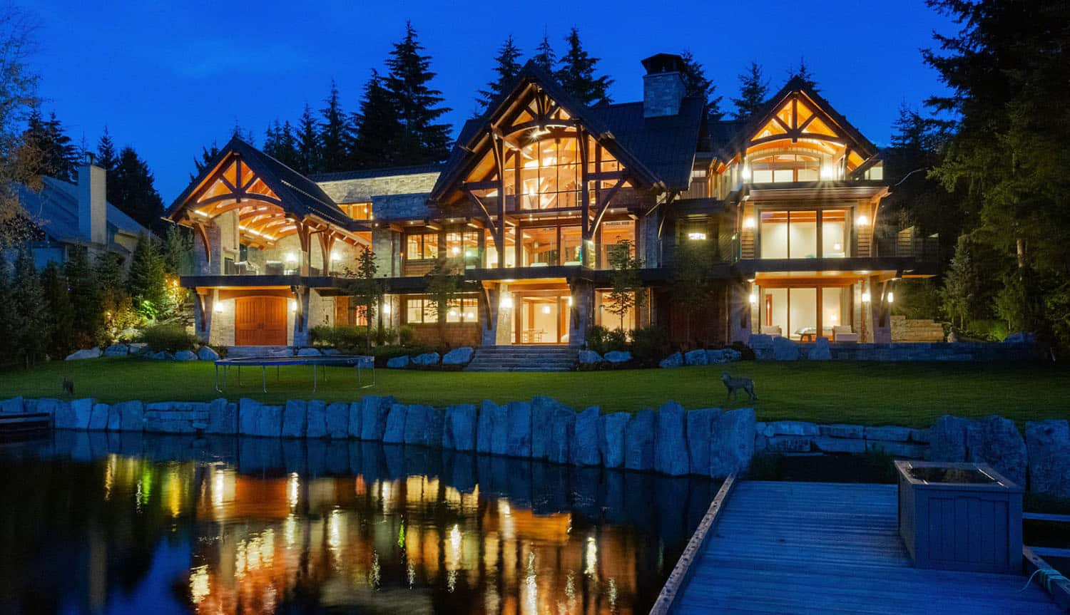 Modern timber frame home in Whistler designed for entertaining-36