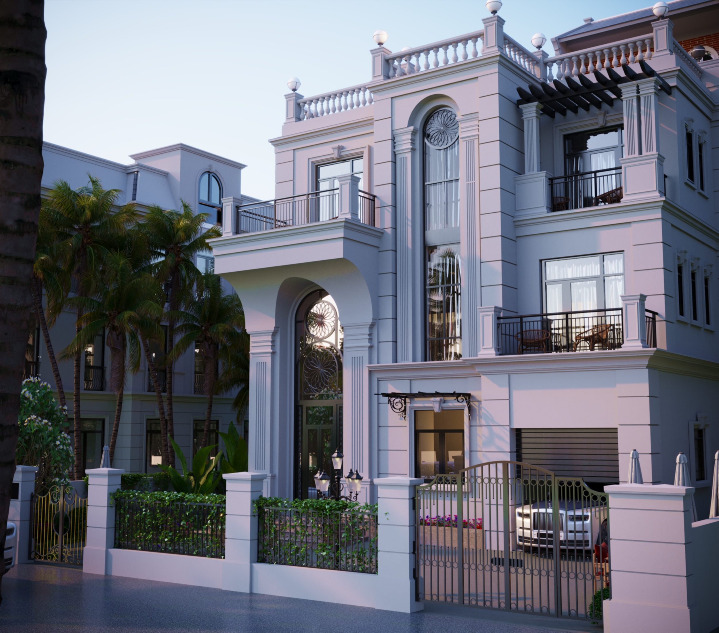 New Classic villa design-1