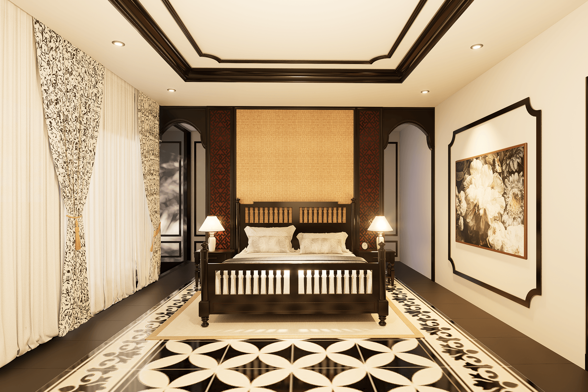 LA GI BEACH HOTEL别墅室内（印支风格）丨Lam Nguyen-9