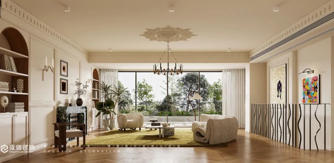 康桥融府法式优雅设计丨中国重庆丨琢信装饰-7