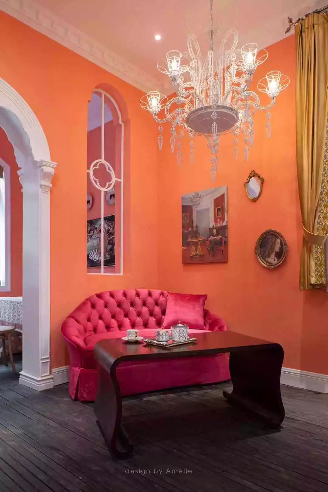 武汉百年老房大变身,甜品店设计展现女性魅力-27