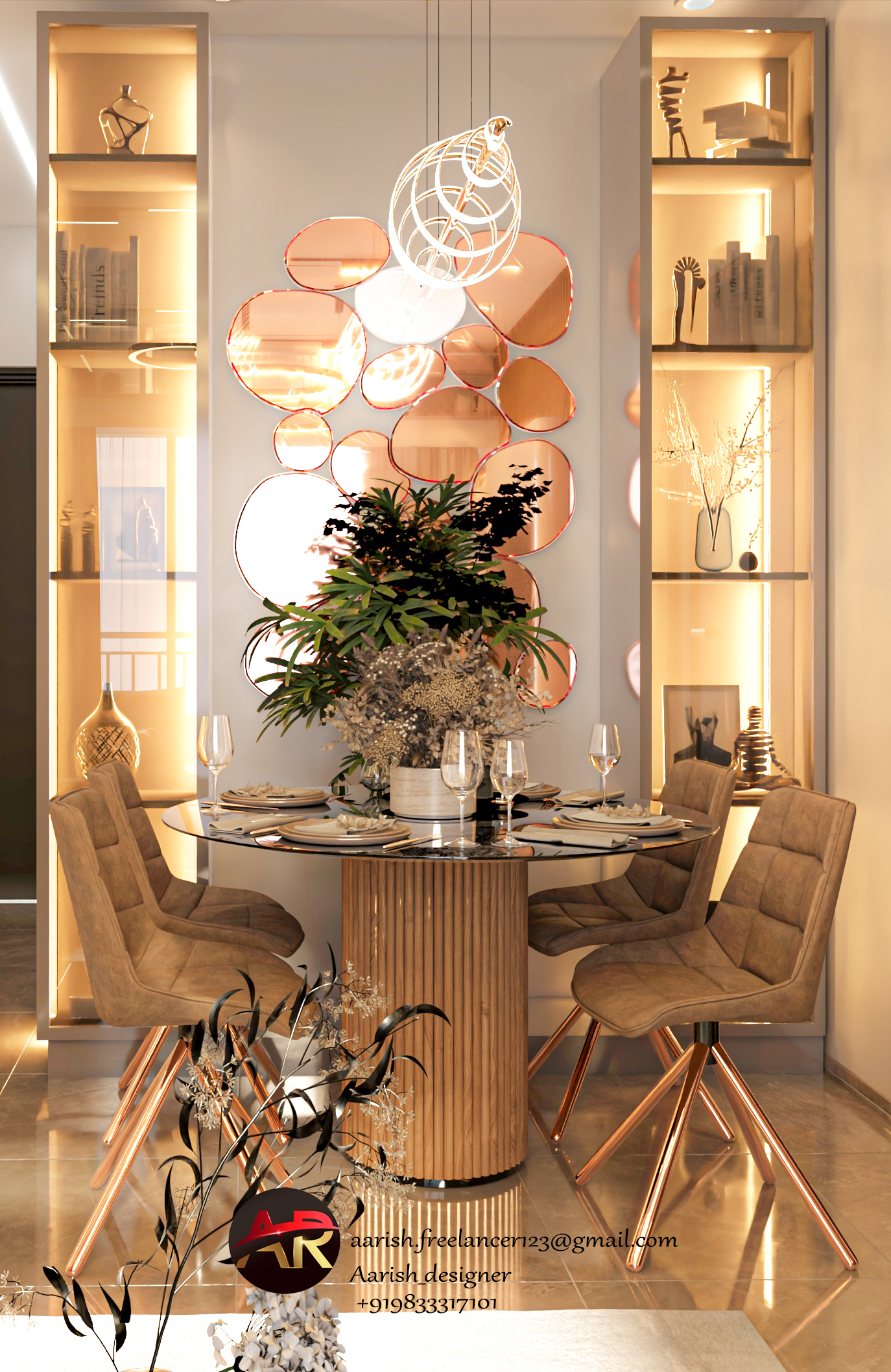 INDIA-MUMBAI ...1bhk APARTMENT 3D DDESIGN-2