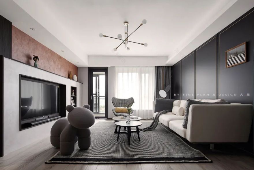 贵阳现代私宅设计 | 简约温馨,空间灵动-21