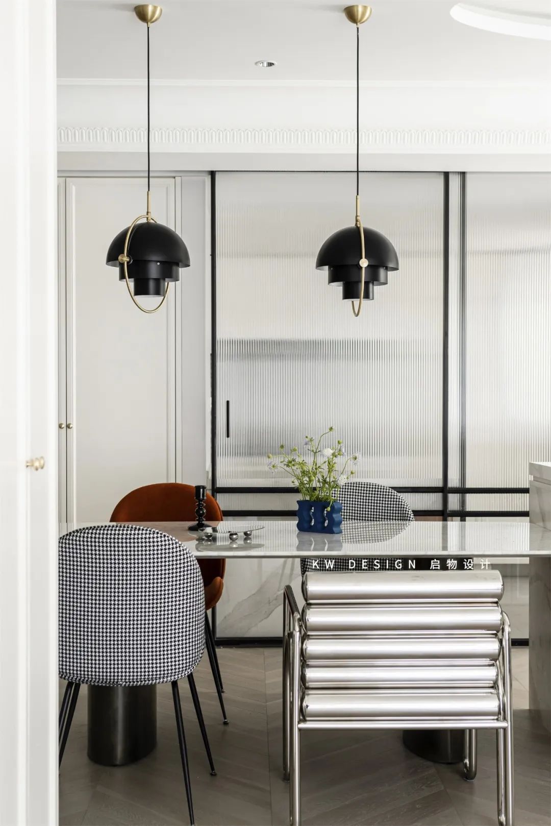 现代轻奢法式家居设计丨启物设计-28