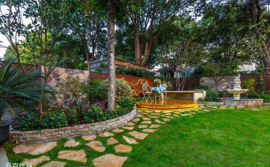 美式田园风格 | 自然纯朴的花园设计-3