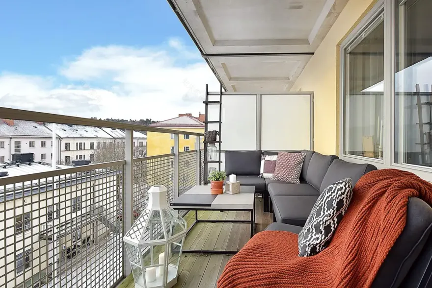 瑞典公寓中的现代混凝土设计-15