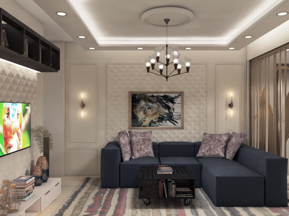 Reception/Open Kitchen+Living Area (Alexandria, Egypt)-8