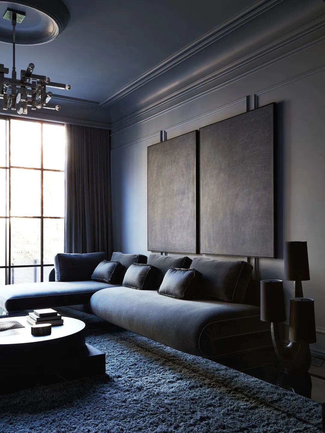 黑暗与暴风雨褐砂石丨美国新泽西丨水晶辛克莱设计-27