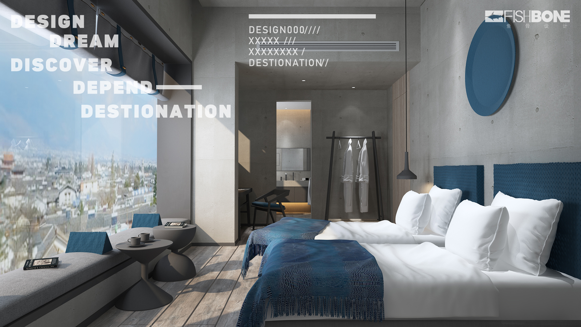 大理理享民宿丨中国大理丨鱼骨设计-43