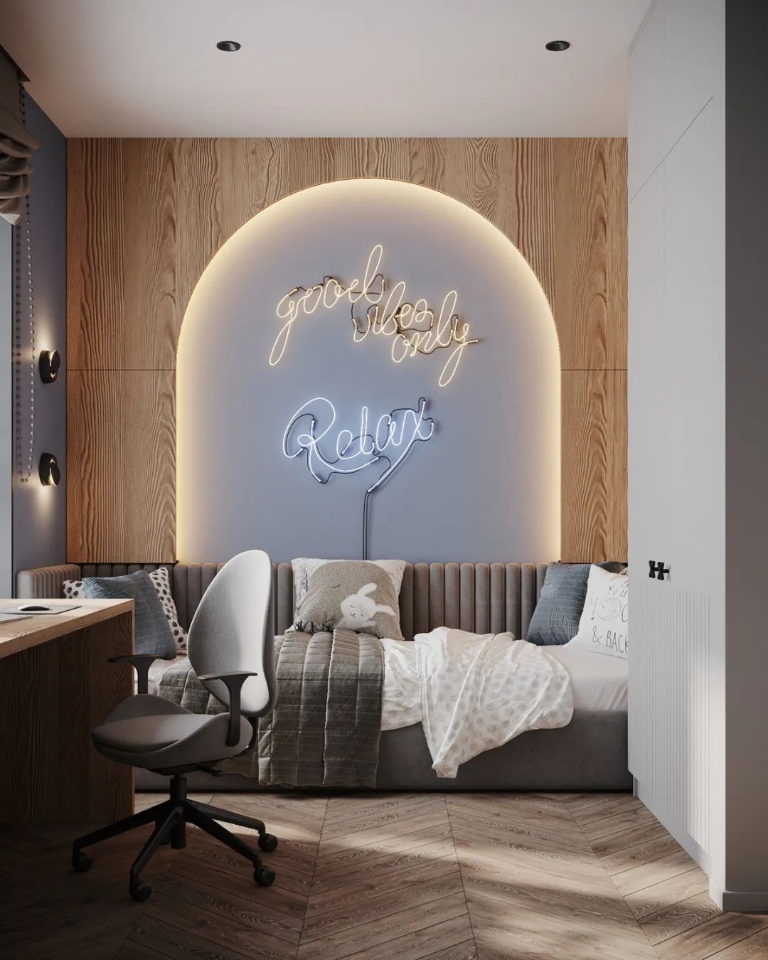 现代简约轻奢住宅丨BODES Studio-78