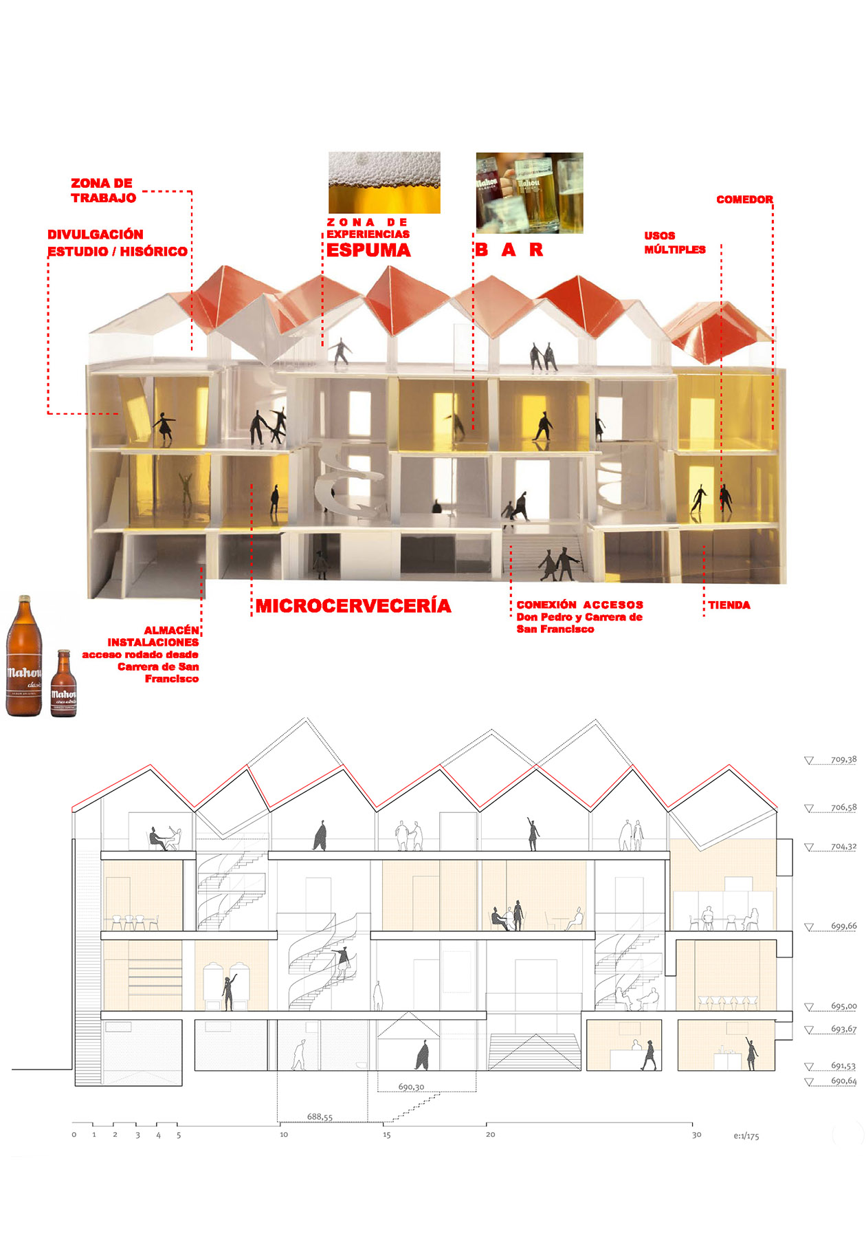 Mahou旗舰中心改造项目丨西班牙马德里丨estudio__entresitio等团队-19