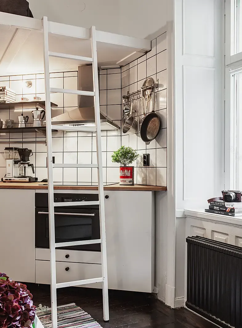 "瑞典 23m2 小户型公寓的纽约风设计"-8