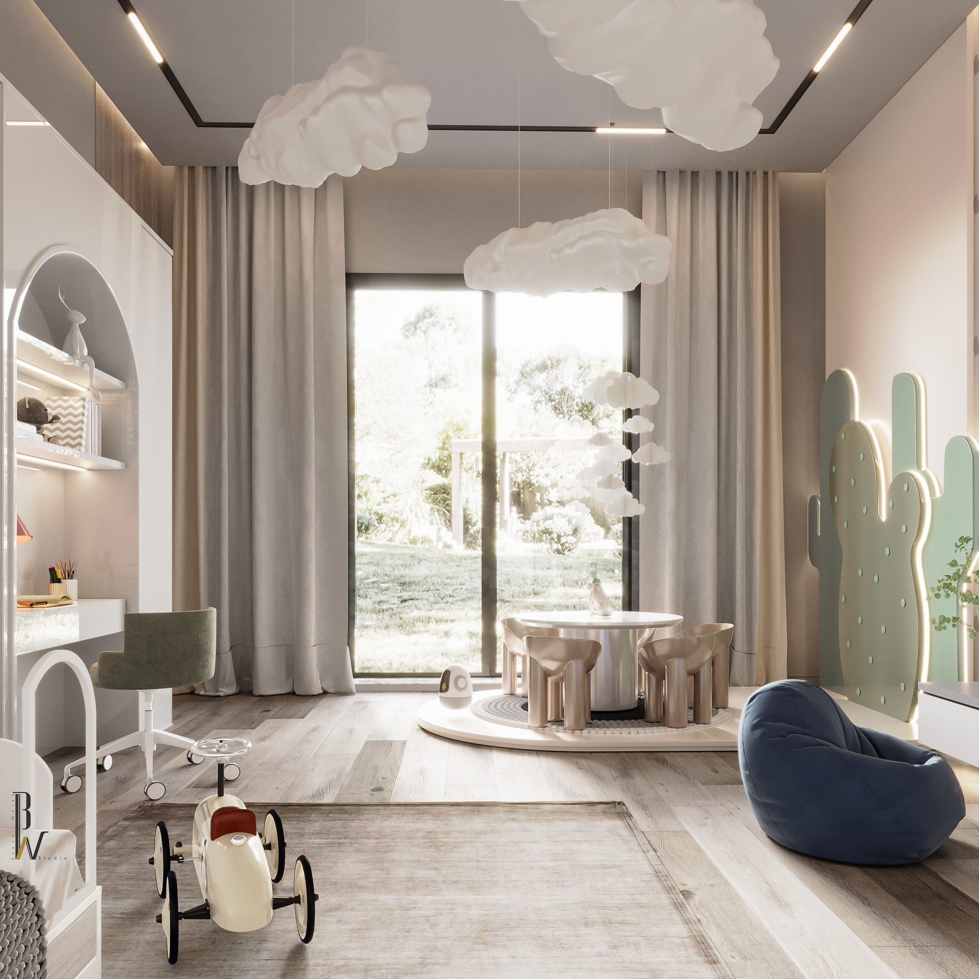 婴儿房丨阿联酋丨Black N White-11