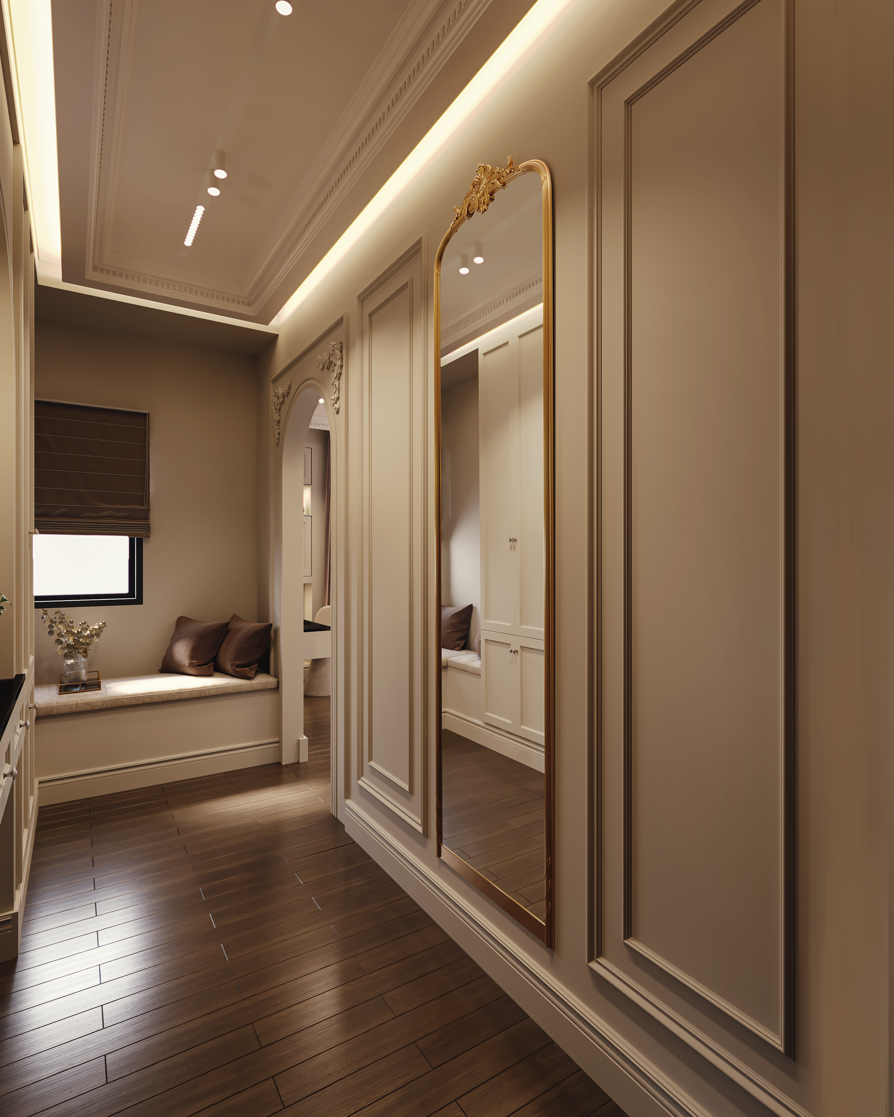 主卧室设计丨埃及开罗丨Yasmin Samir-6