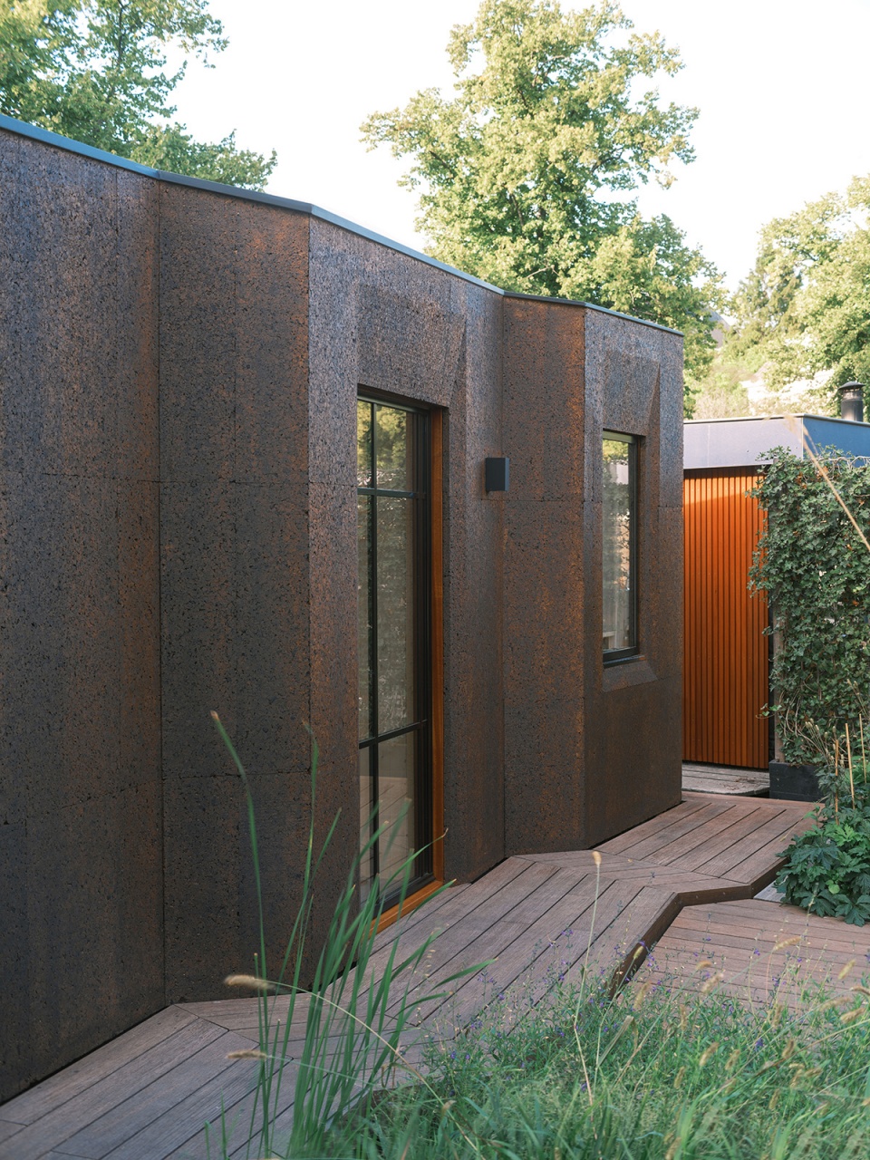 荷兰鹿特丹漂浮住宅，木材与软木打造可持续空间-22