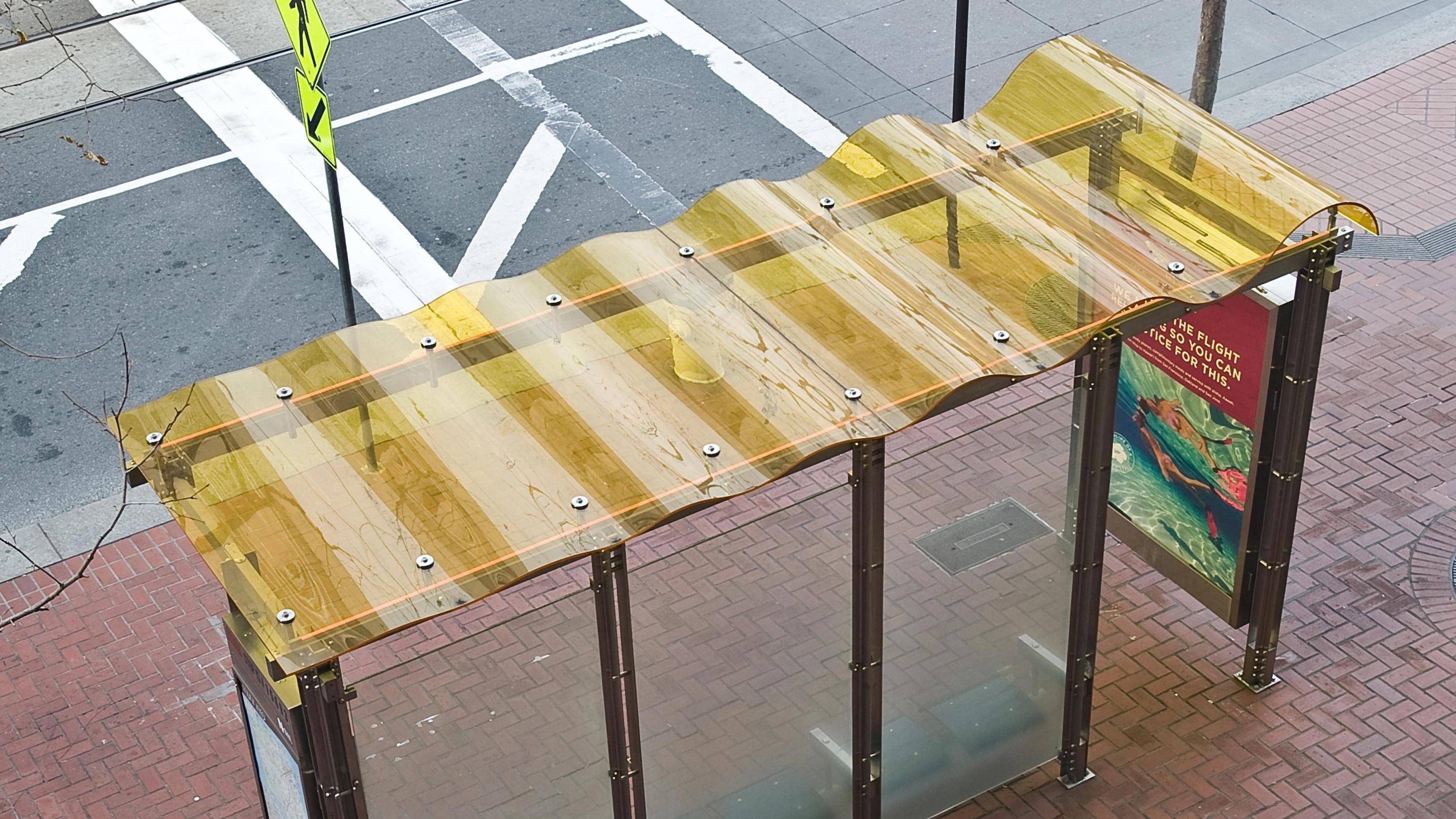 旧金山新一代公交候车亭设计丨美国丨Lundberg Design-5