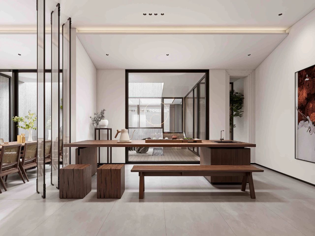 摩登东方天鸿首府别墅丨中国烟台丨烟台如奕设计装饰有限公司-7