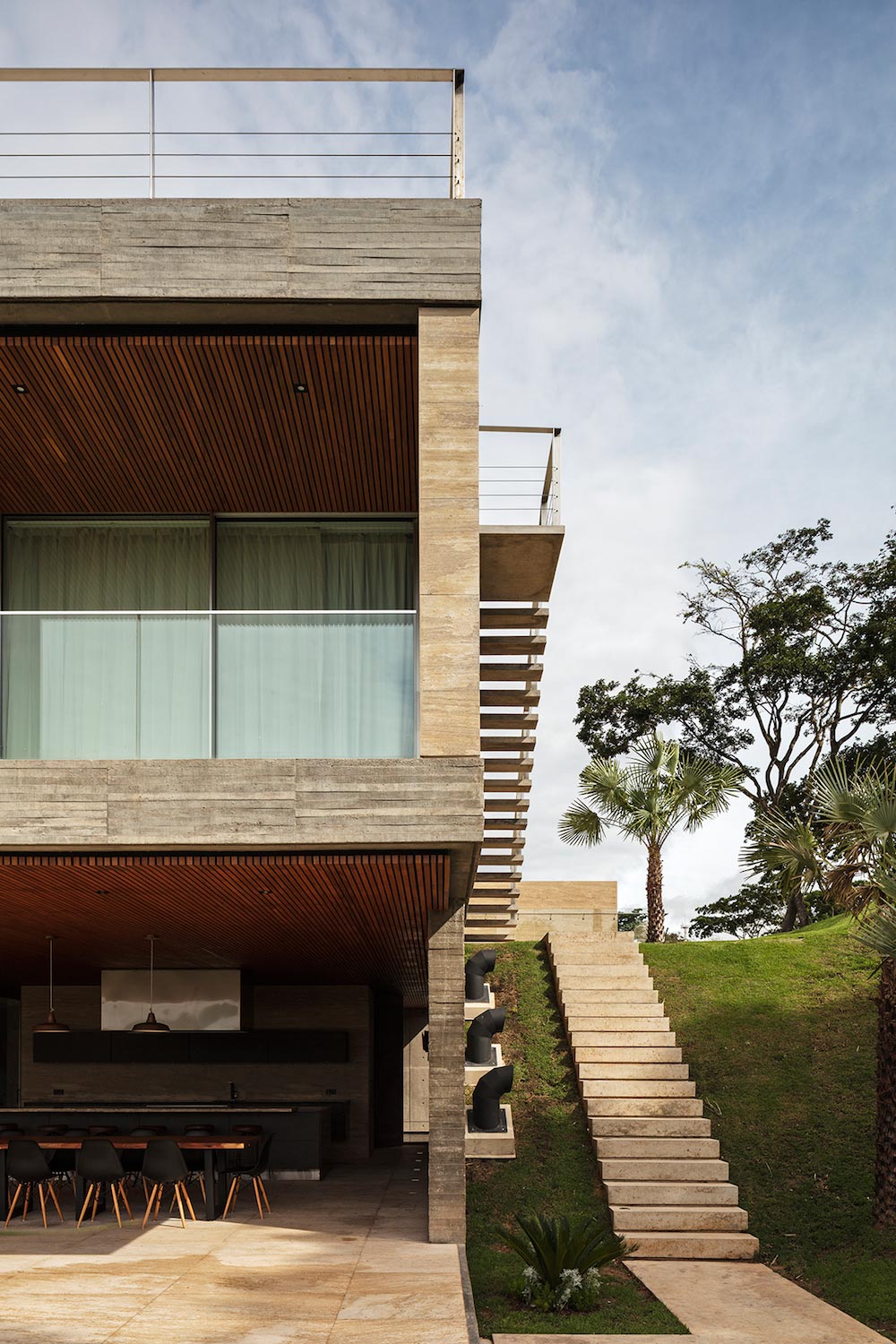 Casa Claros project located on a slope along the riverside overlooking the city   Page 2 of 2   CAANdesign  Architecture and home design blog-6