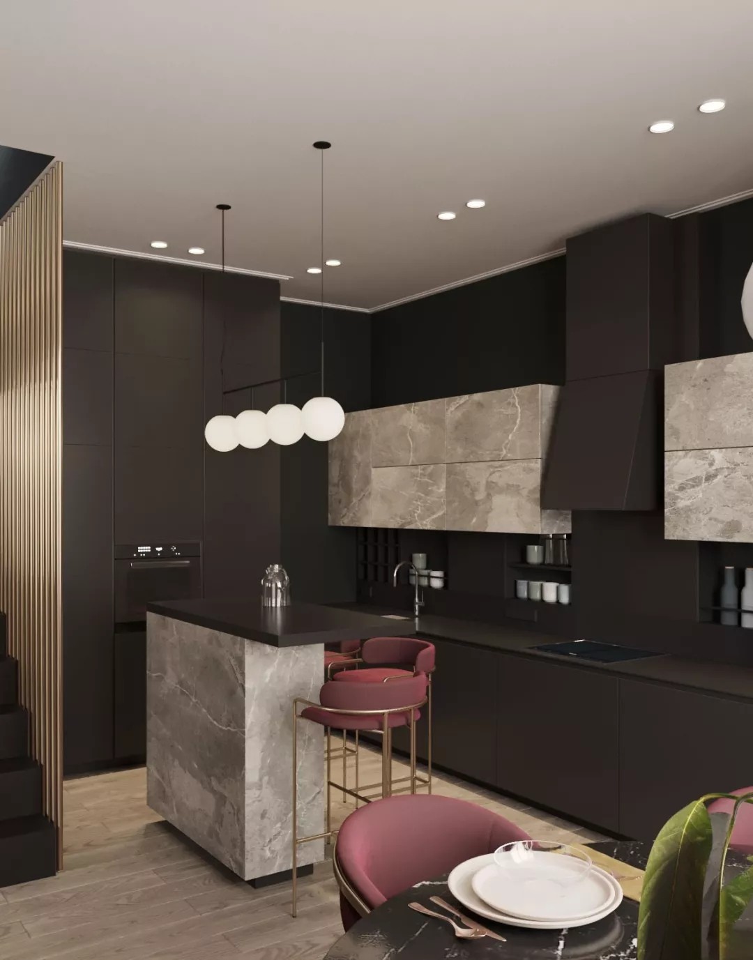 白俄罗斯 Zrobym 建筑事务所 272㎡现代轻奢公寓设计-26