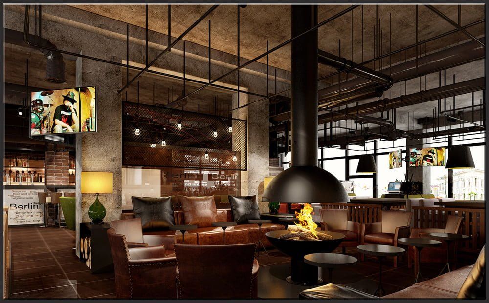 “柏林”啤酒厂和酒吧室内项目丨俄罗斯喀山-17