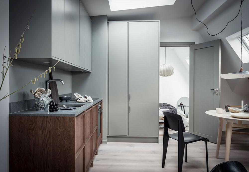 瑞典小阁楼公寓的精致设计-8