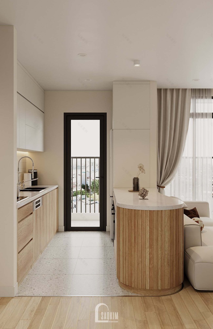 Apartment Design Japandi Style - HaNoi Paragon Project-12