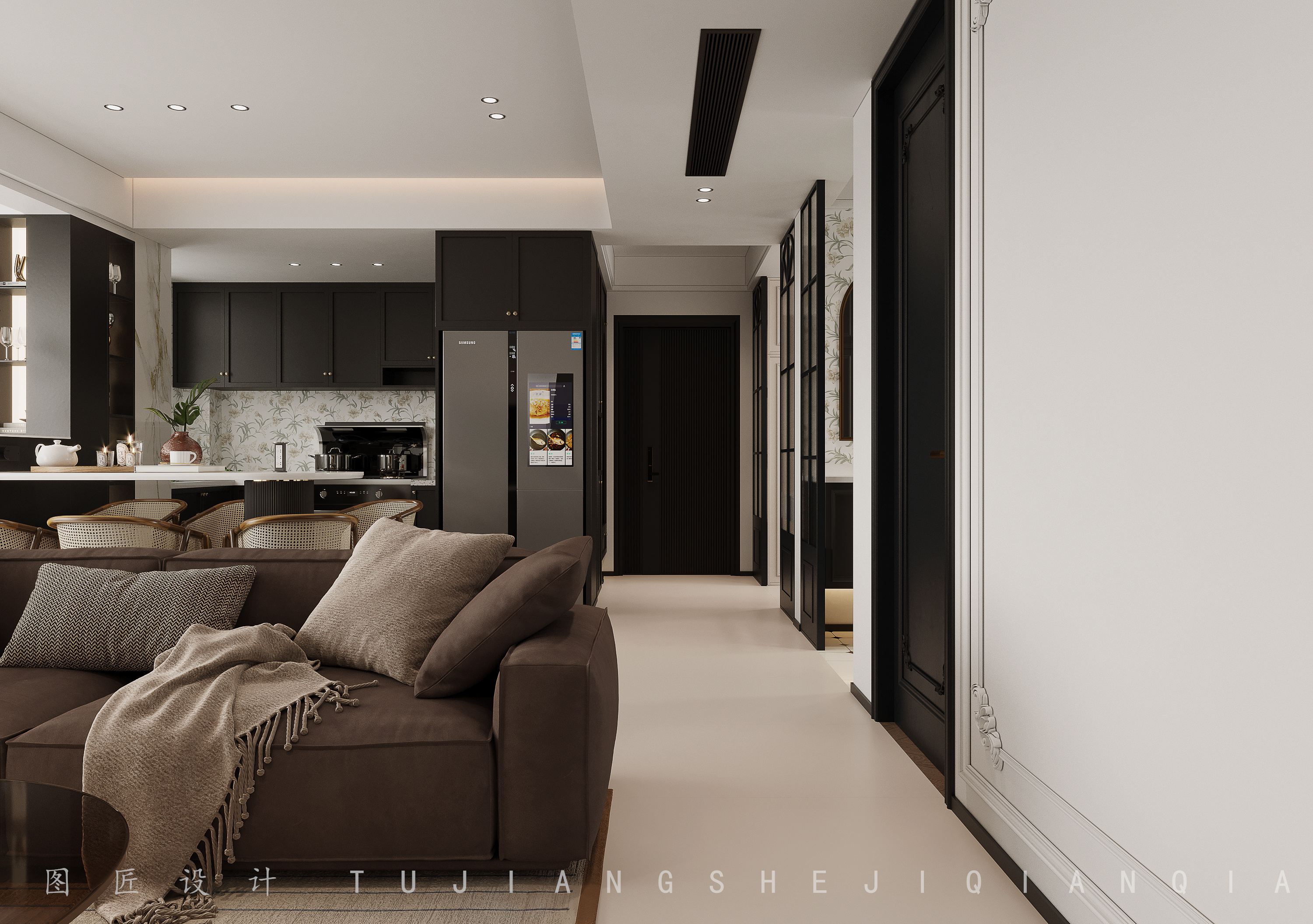 简约又大气的轻法式风装修，高级感藏不住！ -2