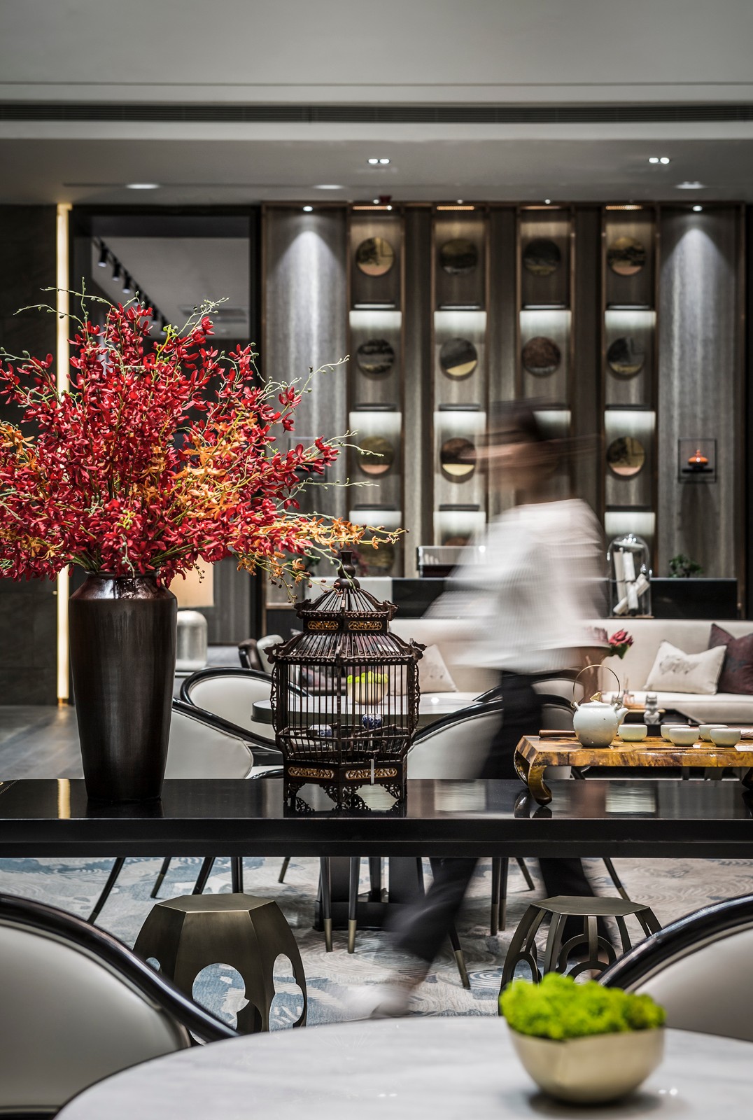 用高级灰演绎时尚东方书院——包头绿地国际花都售楼处  集艾设计-35