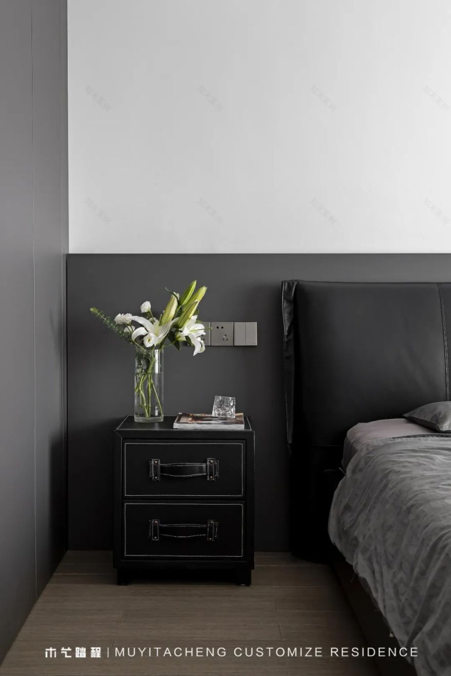 极简黑白,家的温度与高级定制丨中国重庆丨重庆木艺踏程全屋定制-44
