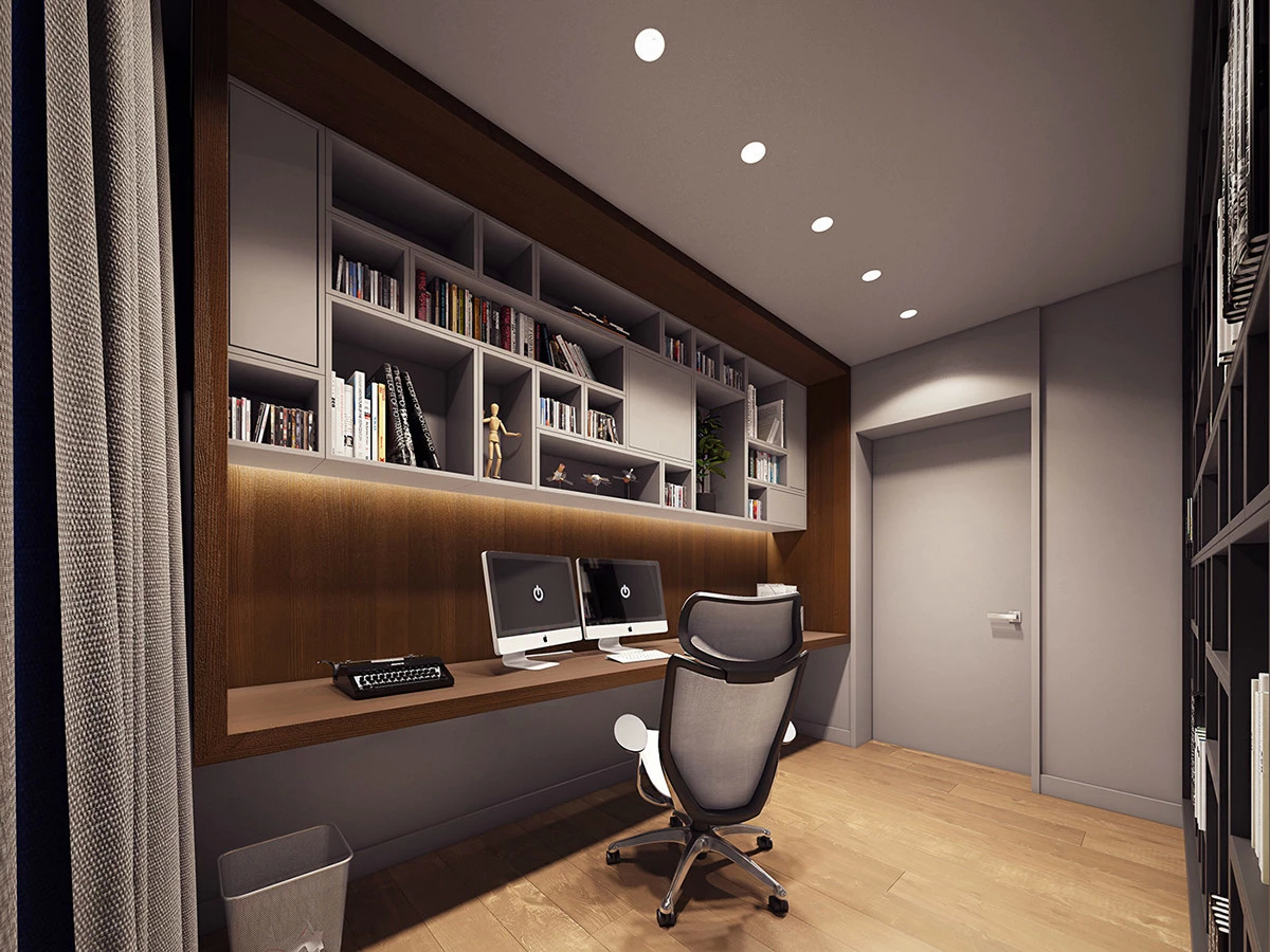 豪华别墅 现代风格美国的炫酷小阁楼-4