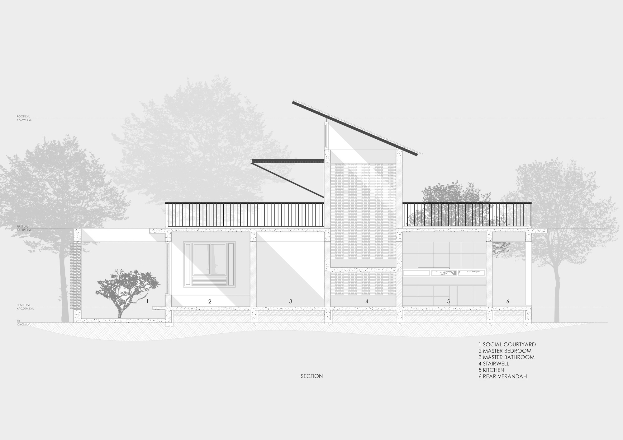 庭院住宅丨印度丨Studio MSA-35