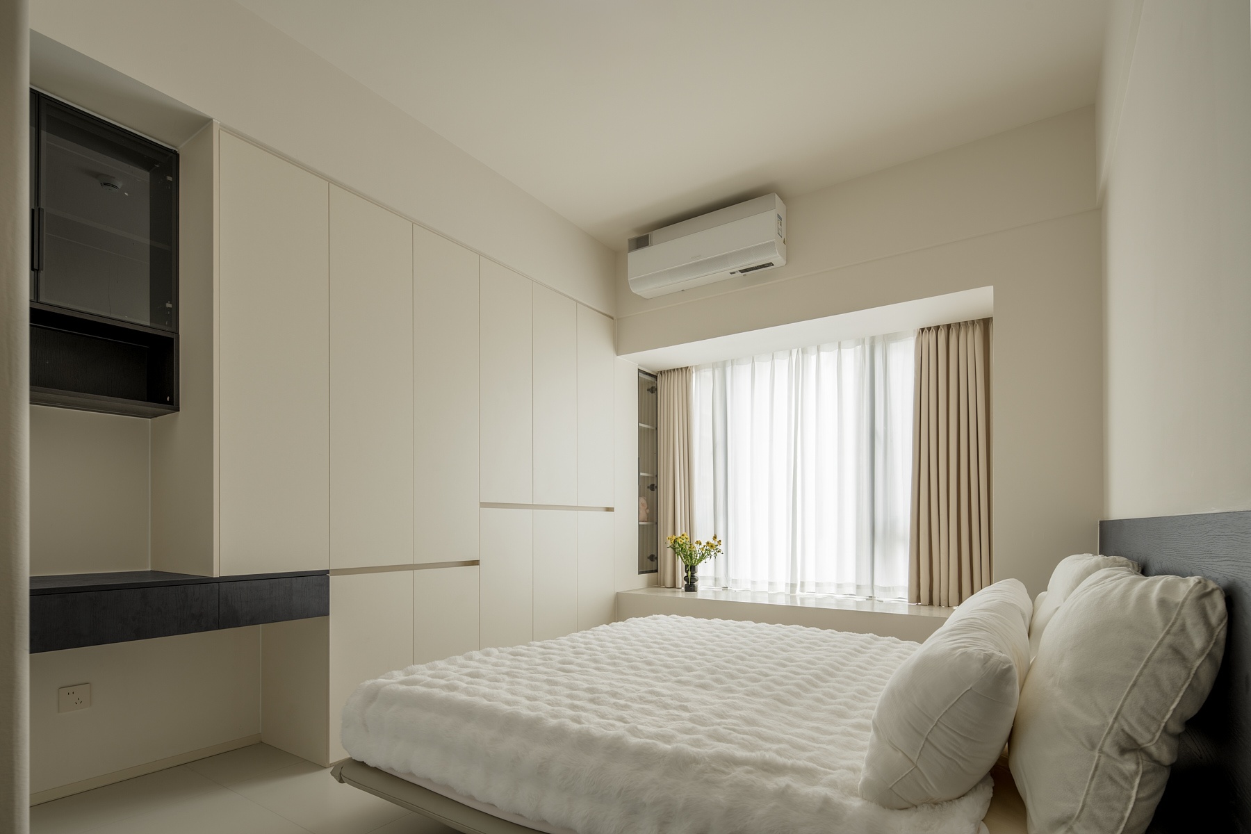 98㎡三房格局，动线重塑×收纳整合×简约奶油风-47