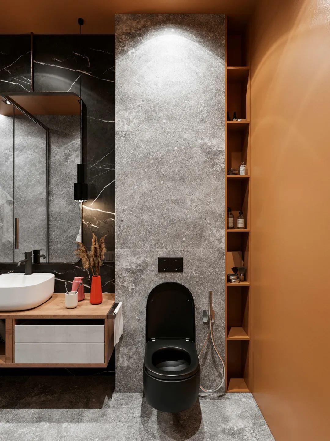 深色家居设计，低调奢华的美感-52