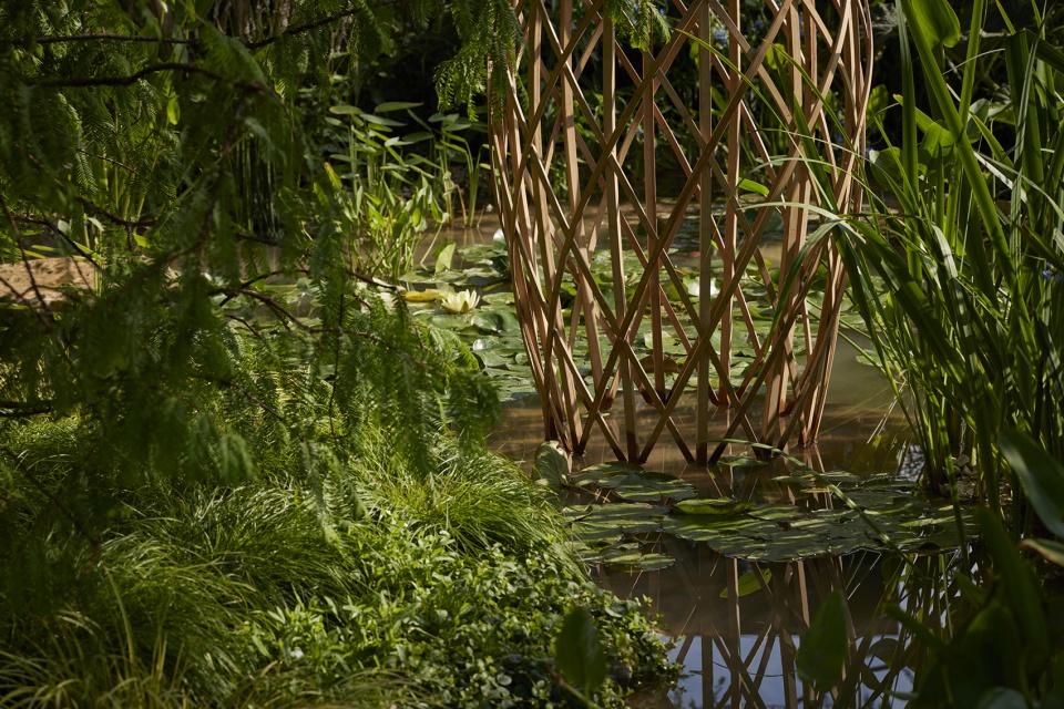 英国 Chelsea 花卉展广州花园竹塔丨Xylotek,Grant Associates-42