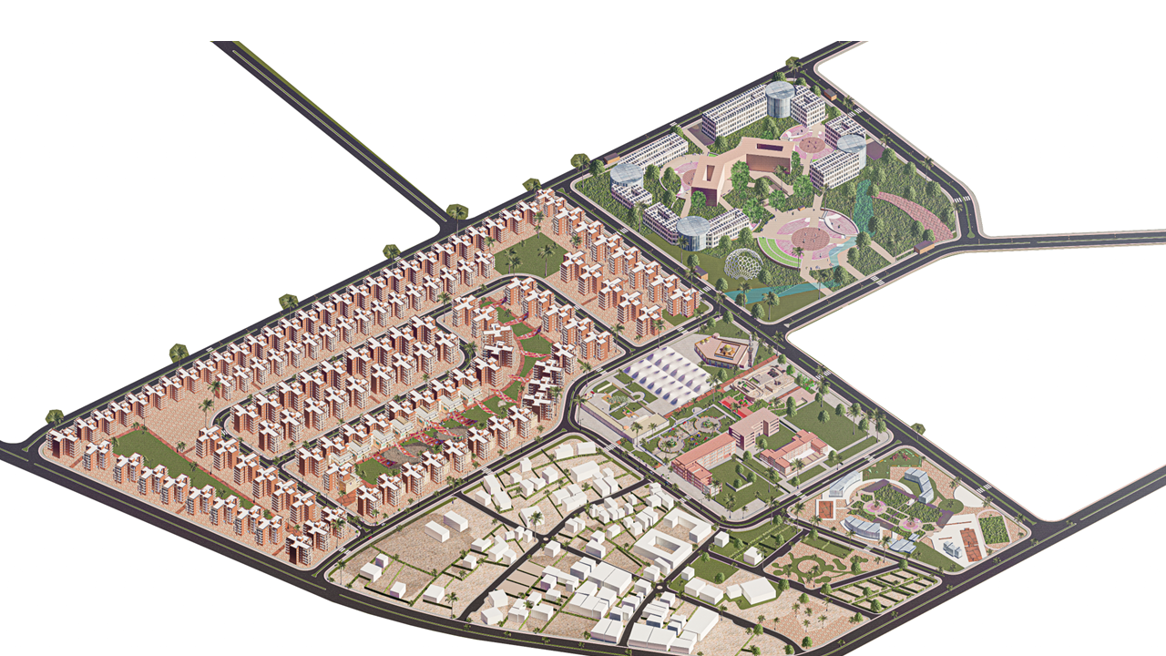 Hamam City 发展  城市规划项目丨埃及丨开罗大学工程学院建筑系-30