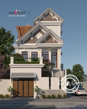 河内丹凤现代3层泰式别墅设计丨越南河内