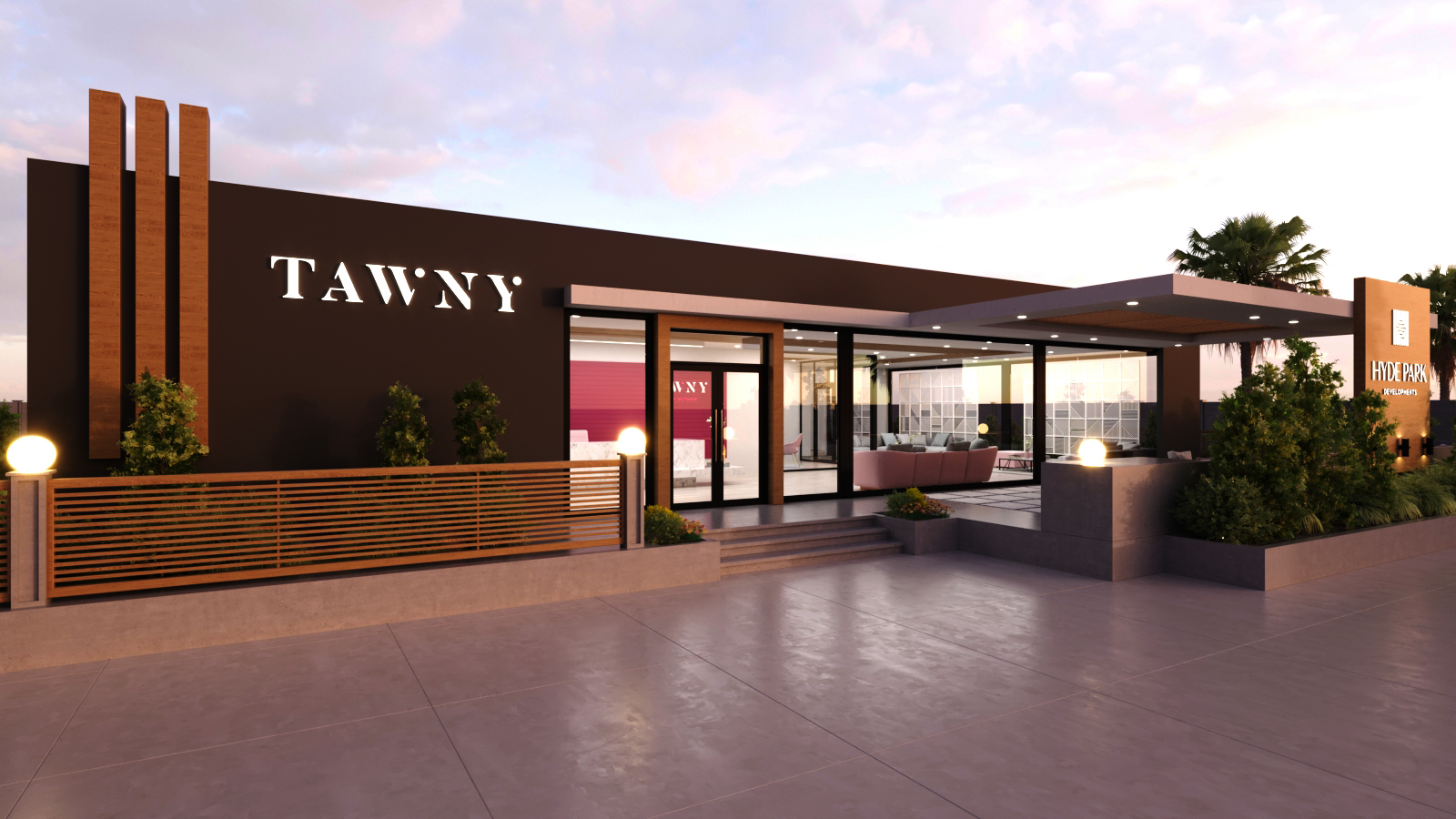 HYDE PARK DEVELOPMENTS - TAWNY SALES CENTER.-1