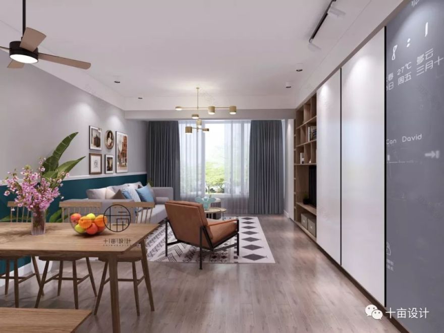 金科王府 116㎡北欧风家居,设计融入儿童学习氛围-7