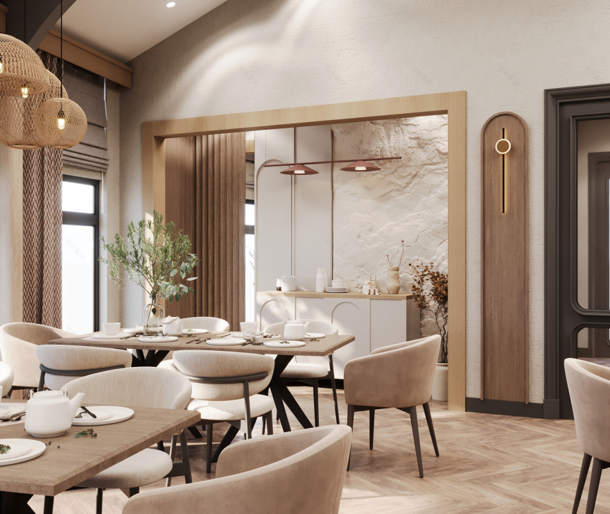 160平方米餐厅室内设计丨亚美尼亚丨Design_14,Narek Azaryan-6