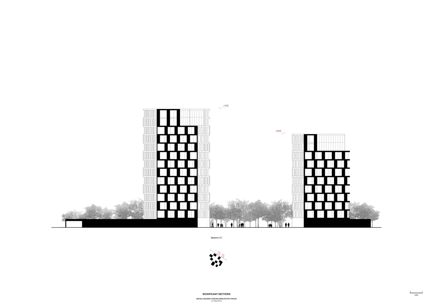 亲民住房广场丨意大利米兰丨C+S Architects-54