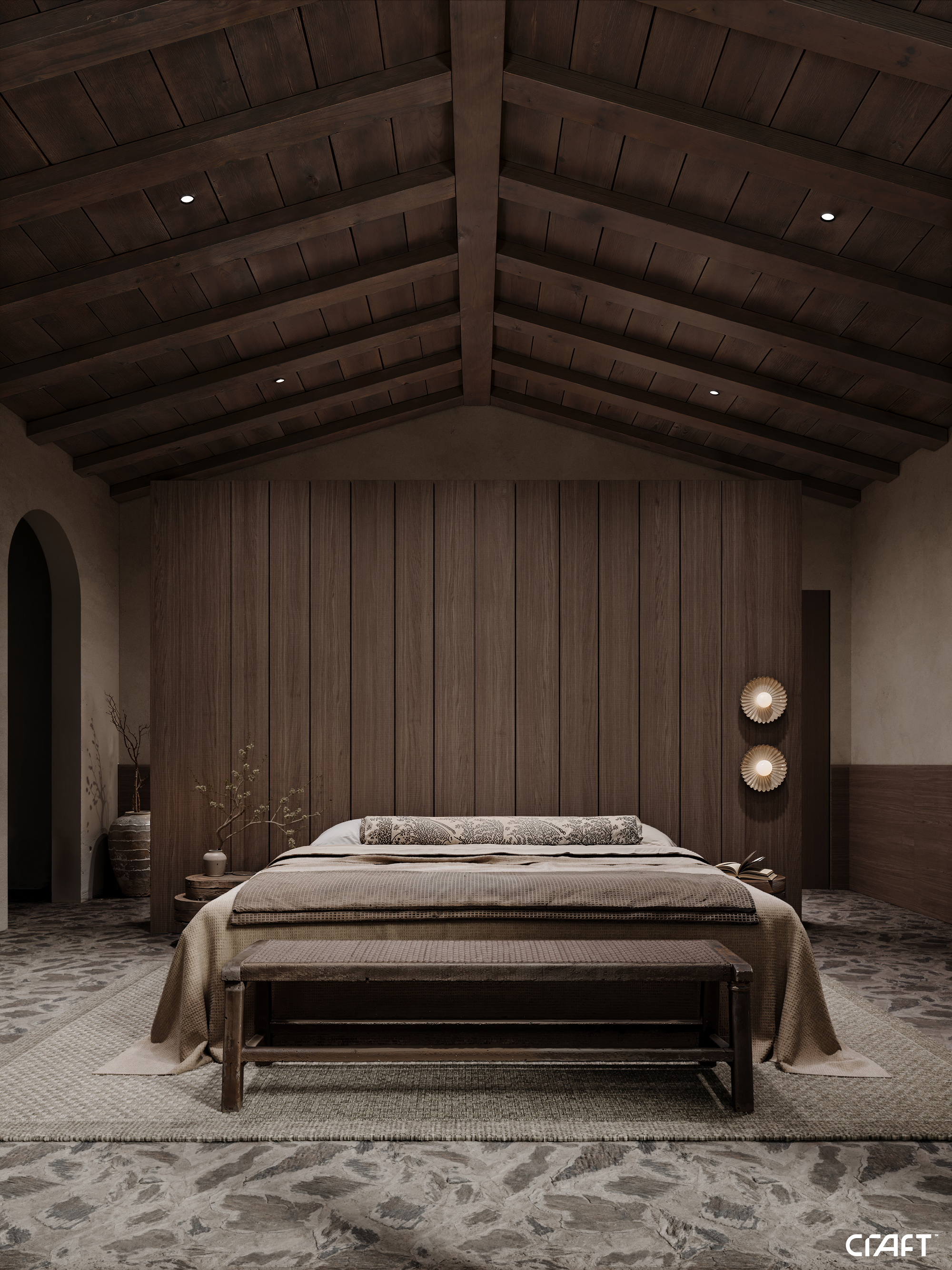 迪拜主卧设计丨阿联酋迪拜-0