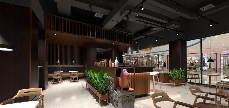 融合火木石的烧烤店设计-25