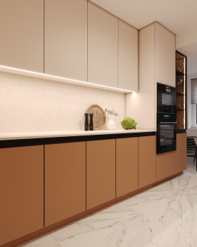 terracotta & cream kitchen