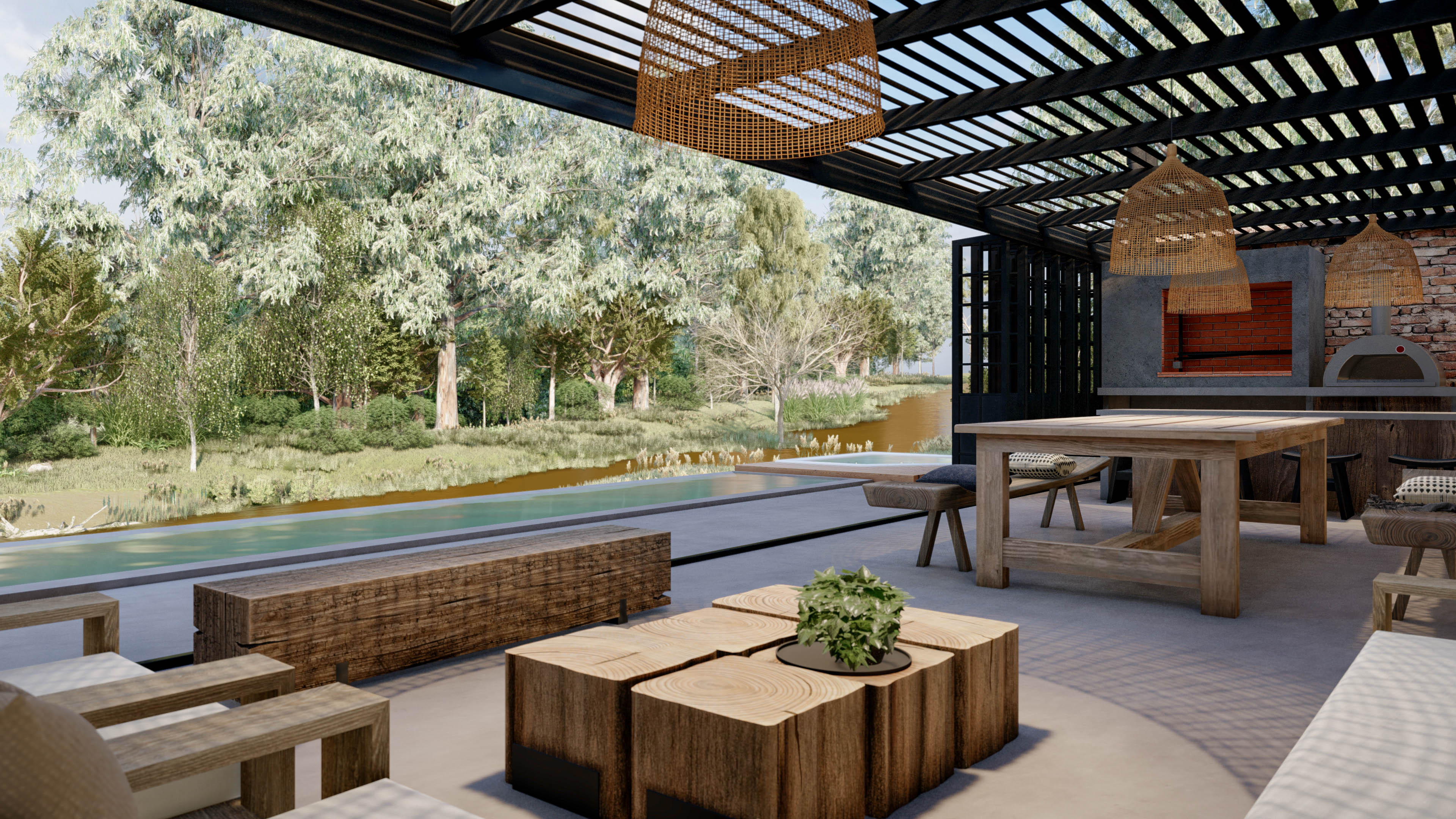 乡间别墅丨乌拉圭丨Elisa Felisatti-11