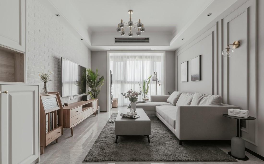 优雅灰色调家居设计 | 明亮温馨与收纳空间的完美结合-0